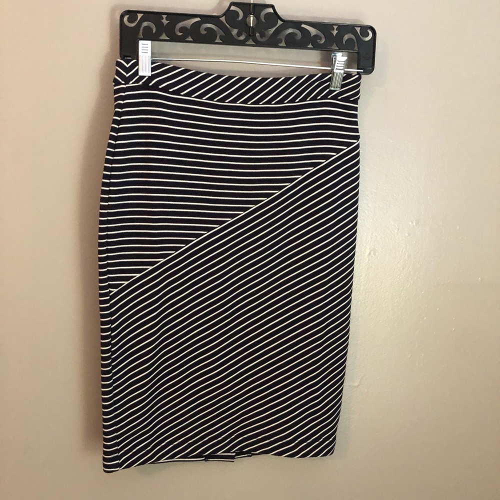Banana Republic Striped Pencil Skirt